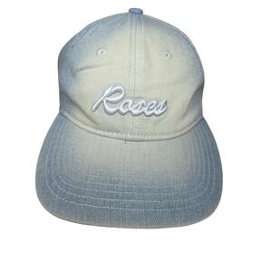Portland Gear Heritage Hat Roses Denim LightWash AdjustableCap Rare Find Hippie